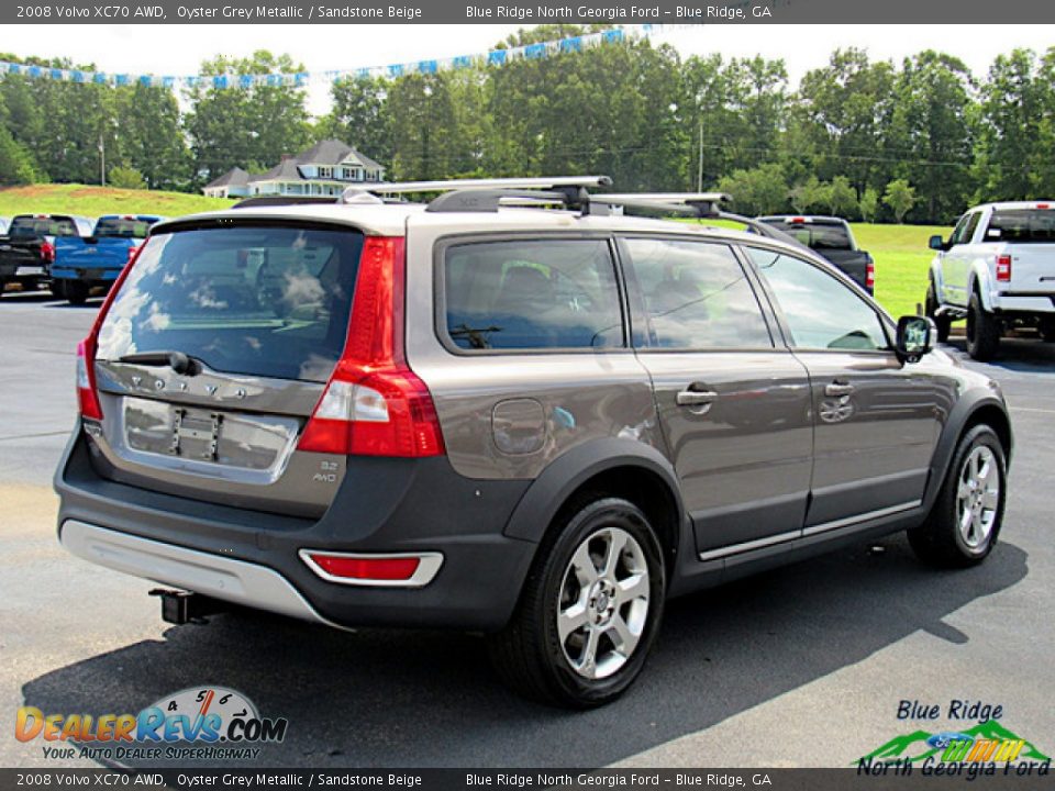 2008 Volvo XC70 AWD Oyster Grey Metallic / Sandstone Beige Photo #5