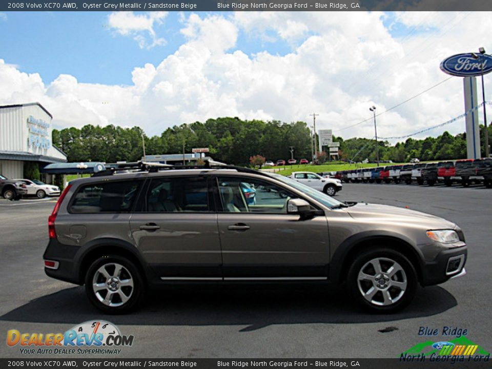 2008 Volvo XC70 AWD Oyster Grey Metallic / Sandstone Beige Photo #6