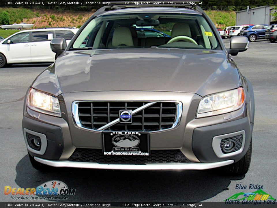 2008 Volvo XC70 AWD Oyster Grey Metallic / Sandstone Beige Photo #8