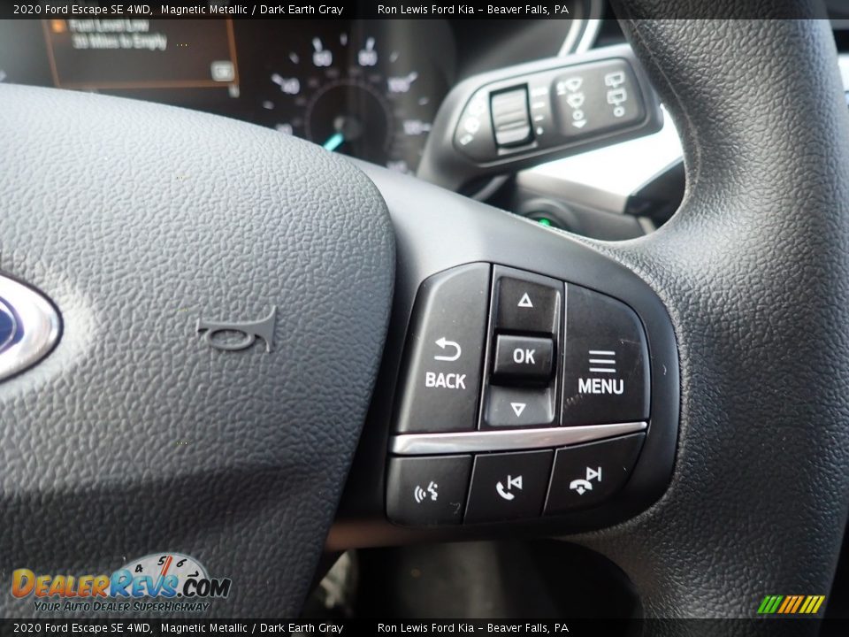 2020 Ford Escape SE 4WD Magnetic Metallic / Dark Earth Gray Photo #18