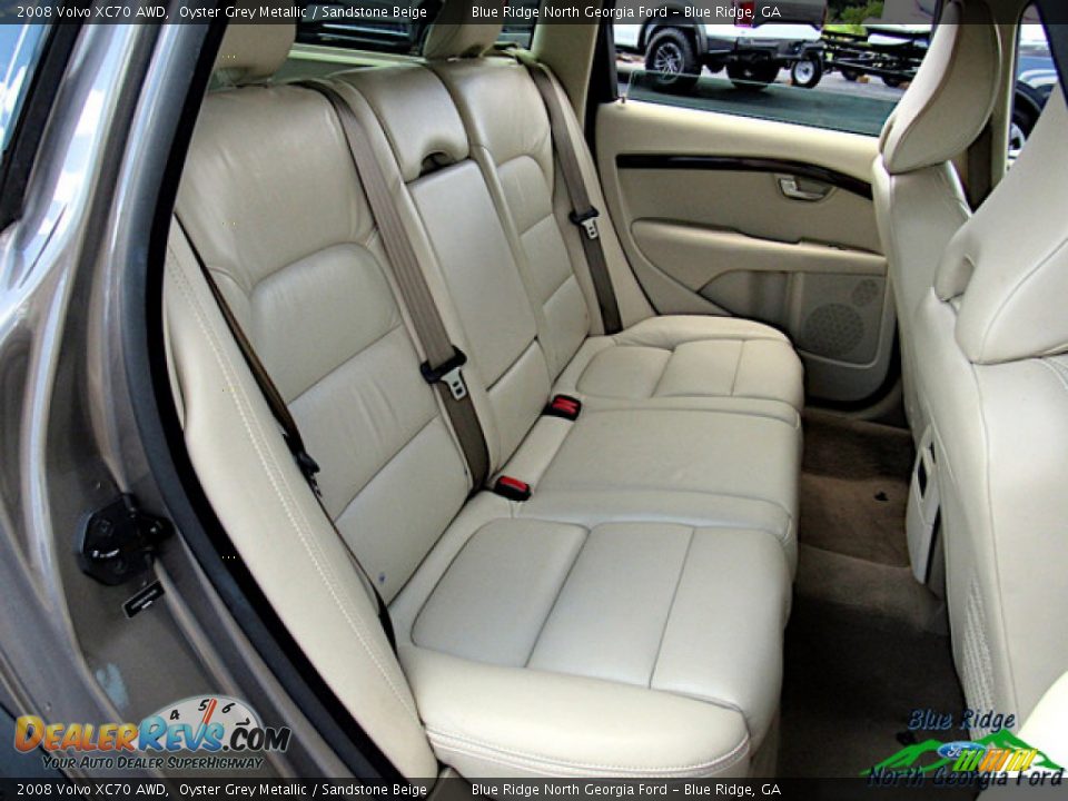 2008 Volvo XC70 AWD Oyster Grey Metallic / Sandstone Beige Photo #12