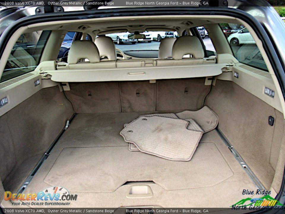 2008 Volvo XC70 AWD Oyster Grey Metallic / Sandstone Beige Photo #13