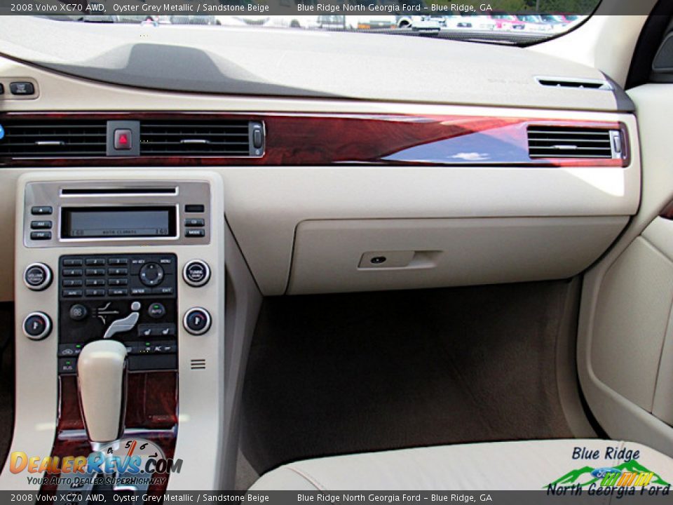 2008 Volvo XC70 AWD Oyster Grey Metallic / Sandstone Beige Photo #15