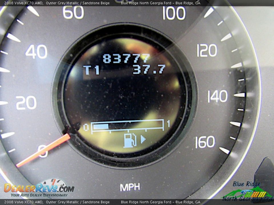 2008 Volvo XC70 AWD Oyster Grey Metallic / Sandstone Beige Photo #18