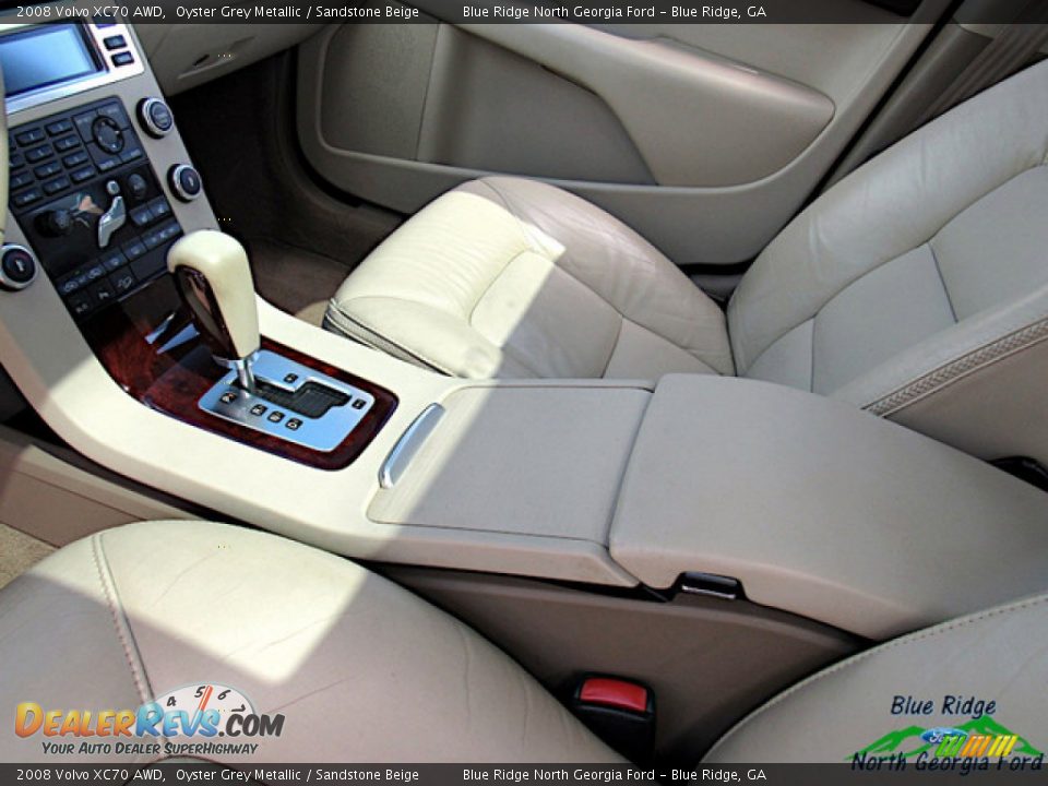 2008 Volvo XC70 AWD Oyster Grey Metallic / Sandstone Beige Photo #20