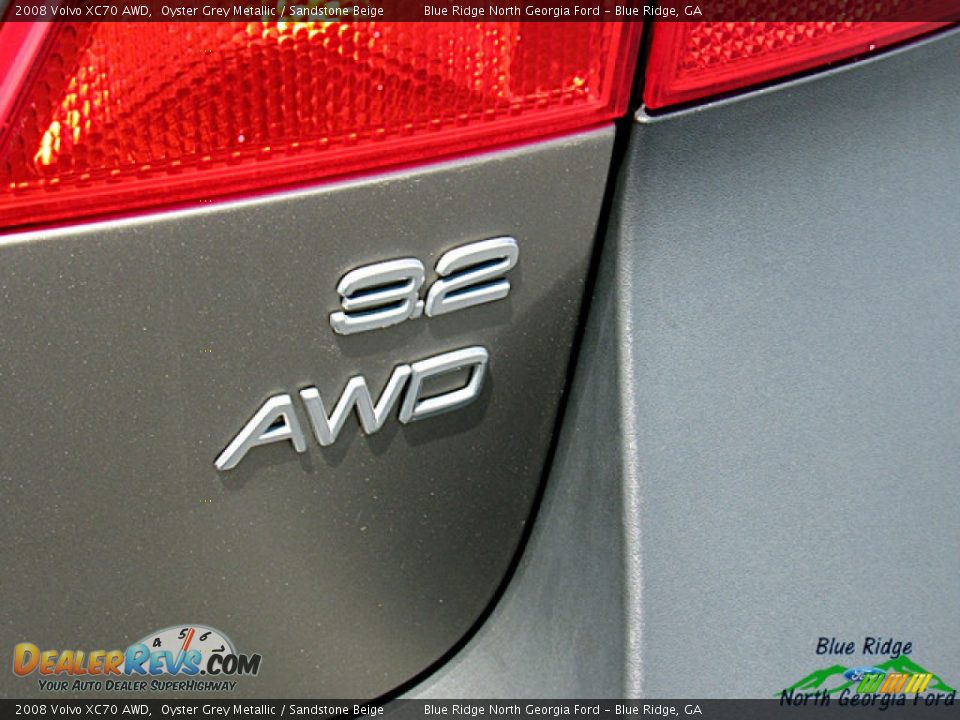 2008 Volvo XC70 AWD Oyster Grey Metallic / Sandstone Beige Photo #23