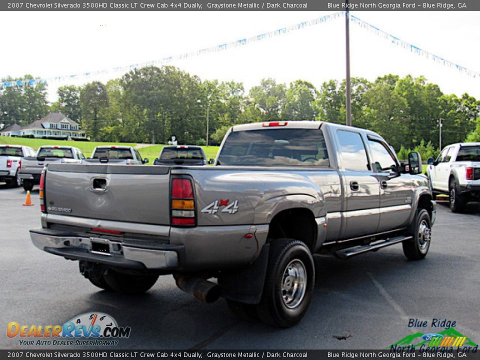 2007 Chevrolet Silverado 3500HD Classic LT Crew Cab 4x4 Dually Graystone Metallic / Dark Charcoal Photo #5