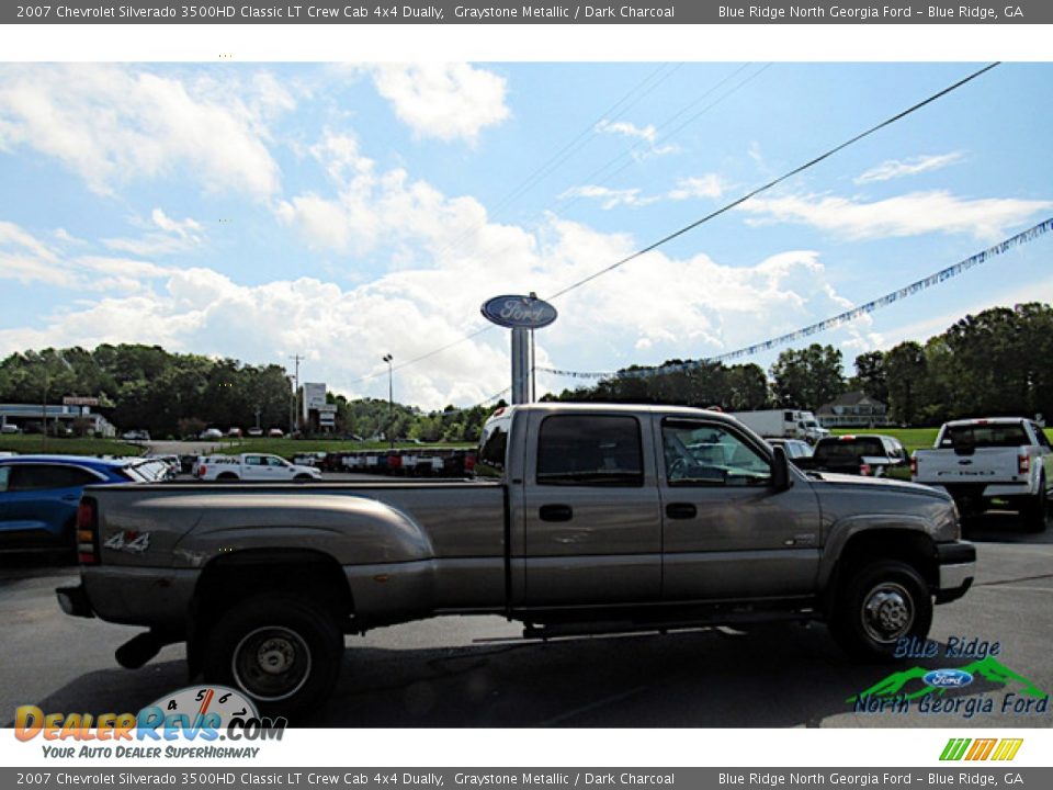 2007 Chevrolet Silverado 3500HD Classic LT Crew Cab 4x4 Dually Graystone Metallic / Dark Charcoal Photo #6