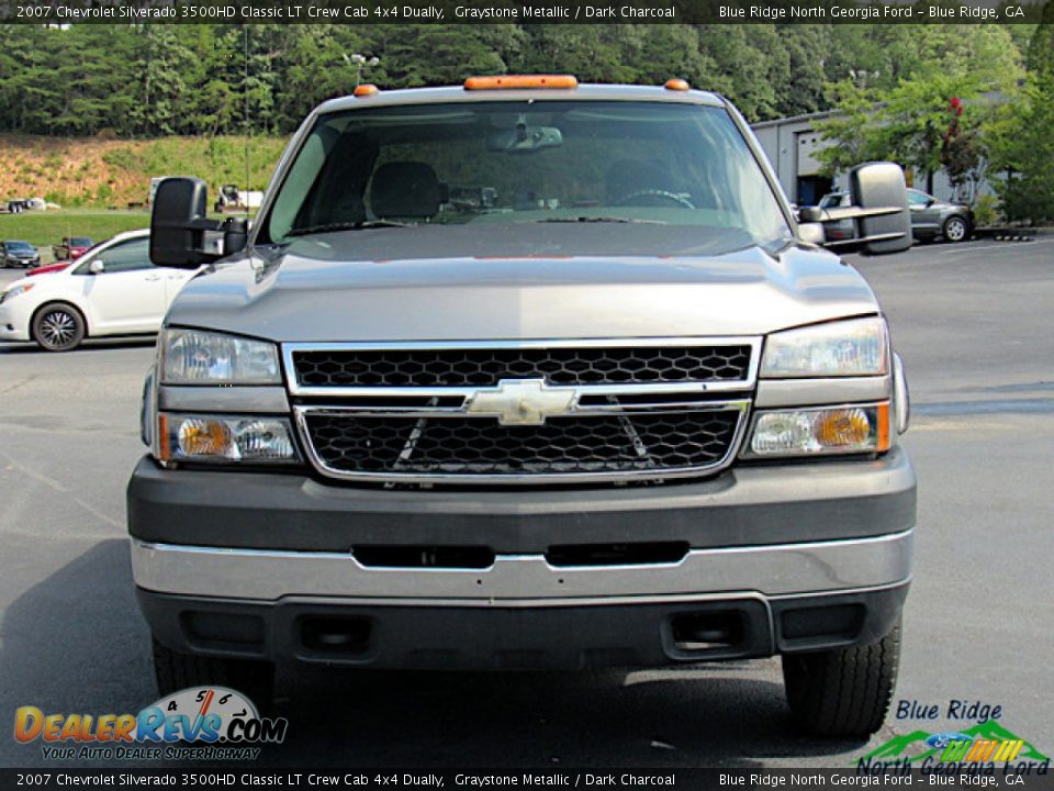 2007 Chevrolet Silverado 3500HD Classic LT Crew Cab 4x4 Dually Graystone Metallic / Dark Charcoal Photo #8