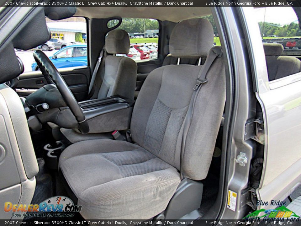 2007 Chevrolet Silverado 3500HD Classic LT Crew Cab 4x4 Dually Graystone Metallic / Dark Charcoal Photo #9
