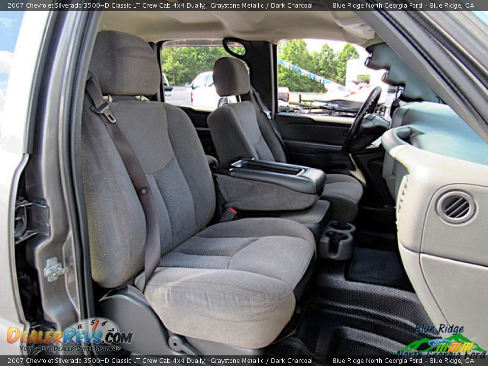 2007 Chevrolet Silverado 3500HD Classic LT Crew Cab 4x4 Dually Graystone Metallic / Dark Charcoal Photo #10
