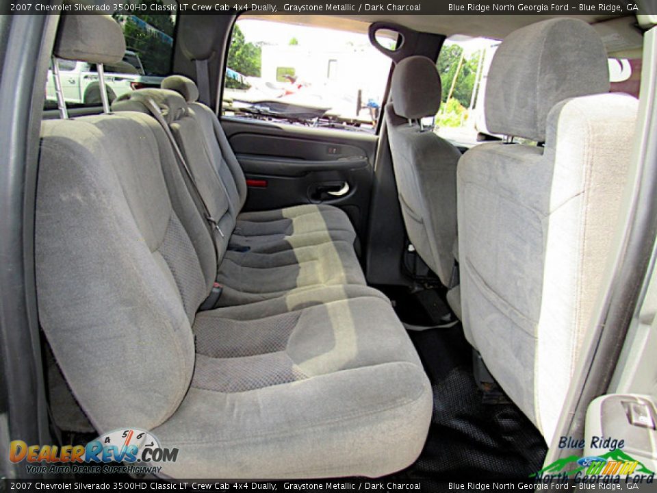 2007 Chevrolet Silverado 3500HD Classic LT Crew Cab 4x4 Dually Graystone Metallic / Dark Charcoal Photo #11