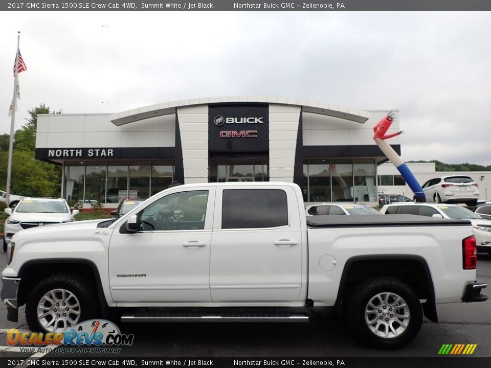 2017 GMC Sierra 1500 SLE Crew Cab 4WD Summit White / Jet Black Photo #1