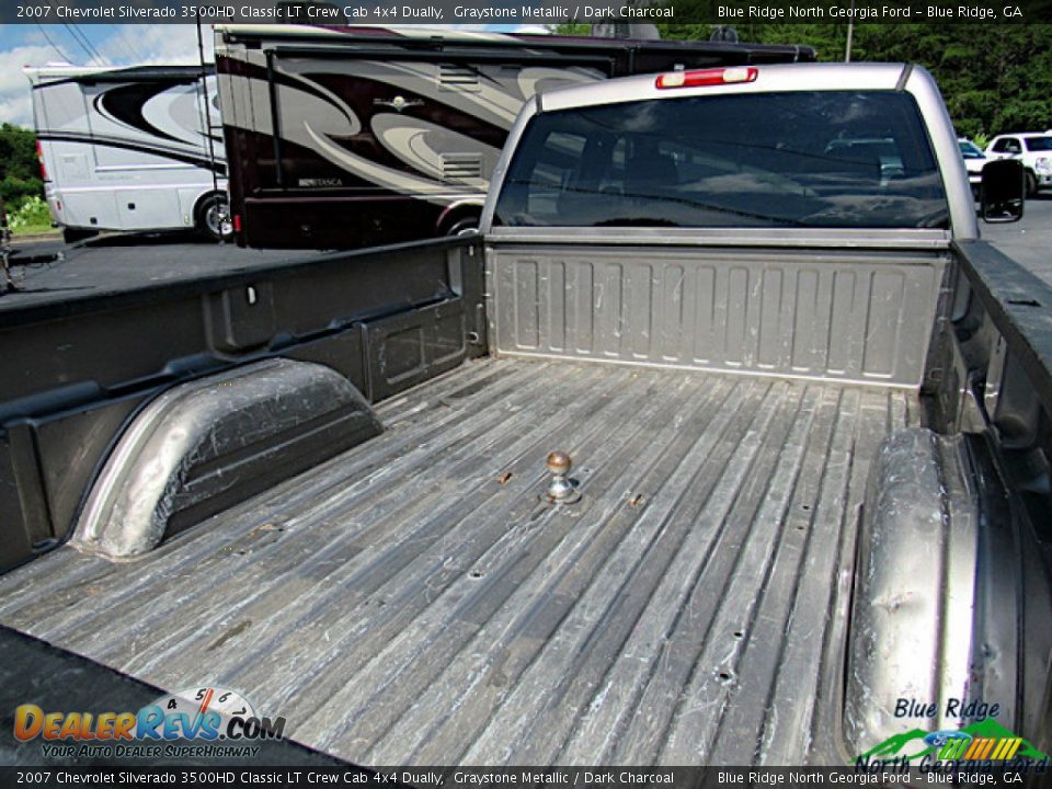 2007 Chevrolet Silverado 3500HD Classic LT Crew Cab 4x4 Dually Graystone Metallic / Dark Charcoal Photo #12