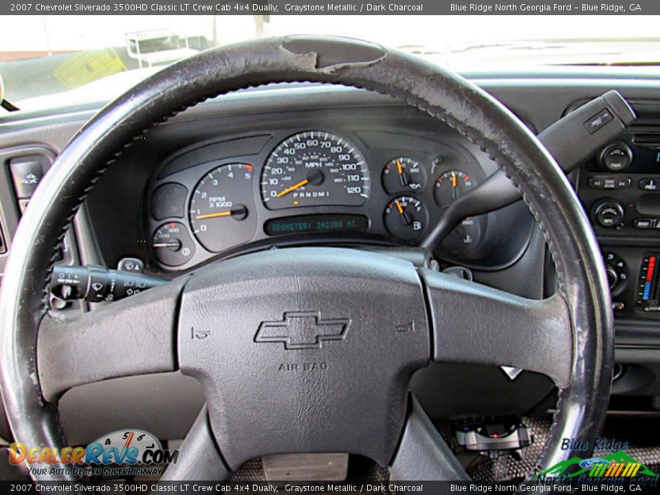 2007 Chevrolet Silverado 3500HD Classic LT Crew Cab 4x4 Dually Graystone Metallic / Dark Charcoal Photo #15