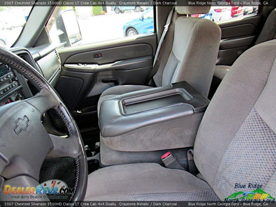 2007 Chevrolet Silverado 3500HD Classic LT Crew Cab 4x4 Dually Graystone Metallic / Dark Charcoal Photo #18