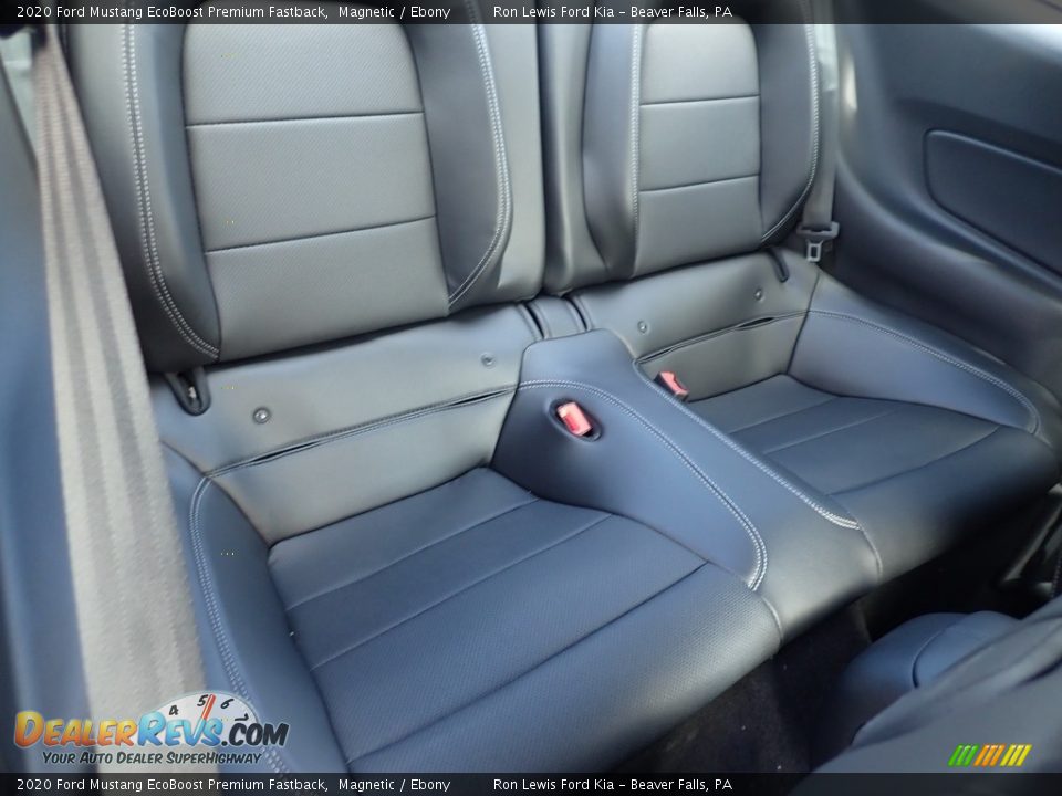 Rear Seat of 2020 Ford Mustang EcoBoost Premium Fastback Photo #11