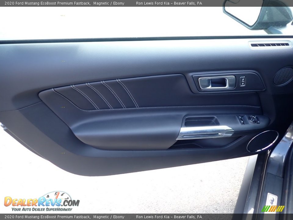 Door Panel of 2020 Ford Mustang EcoBoost Premium Fastback Photo #12