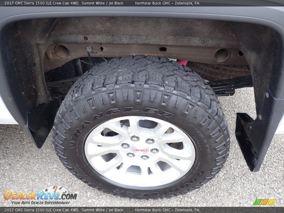 2017 GMC Sierra 1500 SLE Crew Cab 4WD Summit White / Jet Black Photo #13