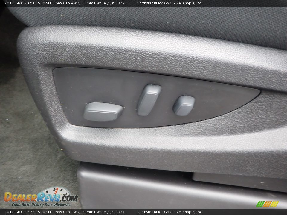 2017 GMC Sierra 1500 SLE Crew Cab 4WD Summit White / Jet Black Photo #15