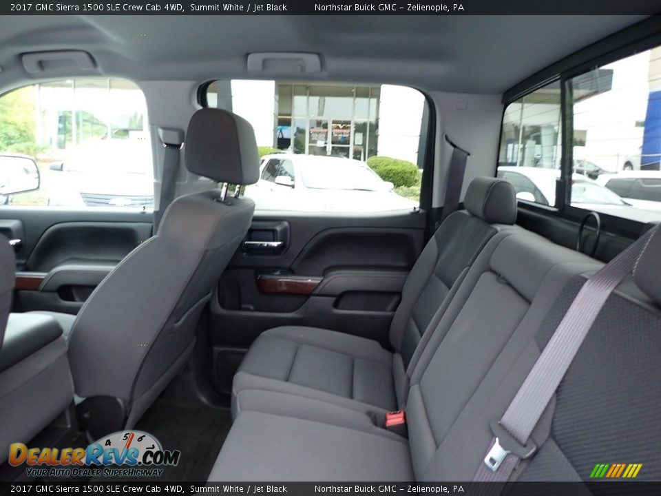 2017 GMC Sierra 1500 SLE Crew Cab 4WD Summit White / Jet Black Photo #18
