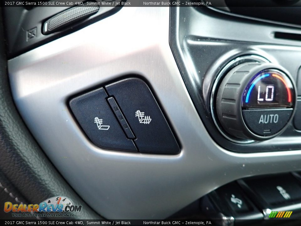 2017 GMC Sierra 1500 SLE Crew Cab 4WD Summit White / Jet Black Photo #23