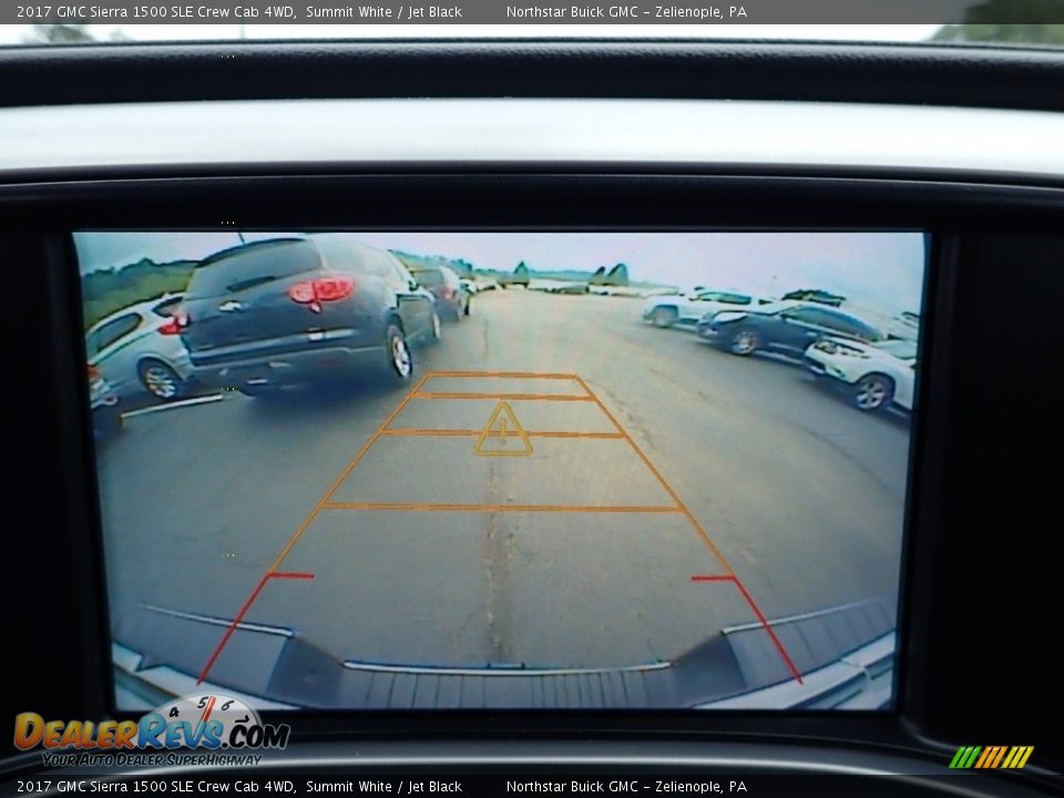 2017 GMC Sierra 1500 SLE Crew Cab 4WD Summit White / Jet Black Photo #26