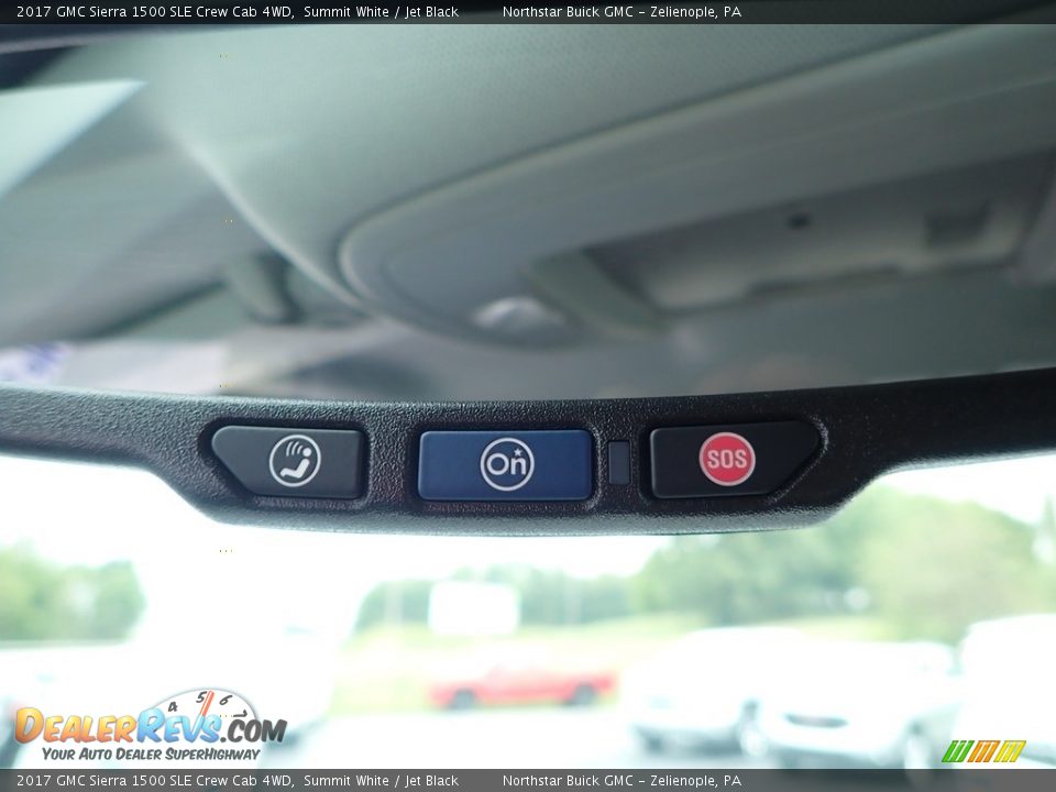 2017 GMC Sierra 1500 SLE Crew Cab 4WD Summit White / Jet Black Photo #27