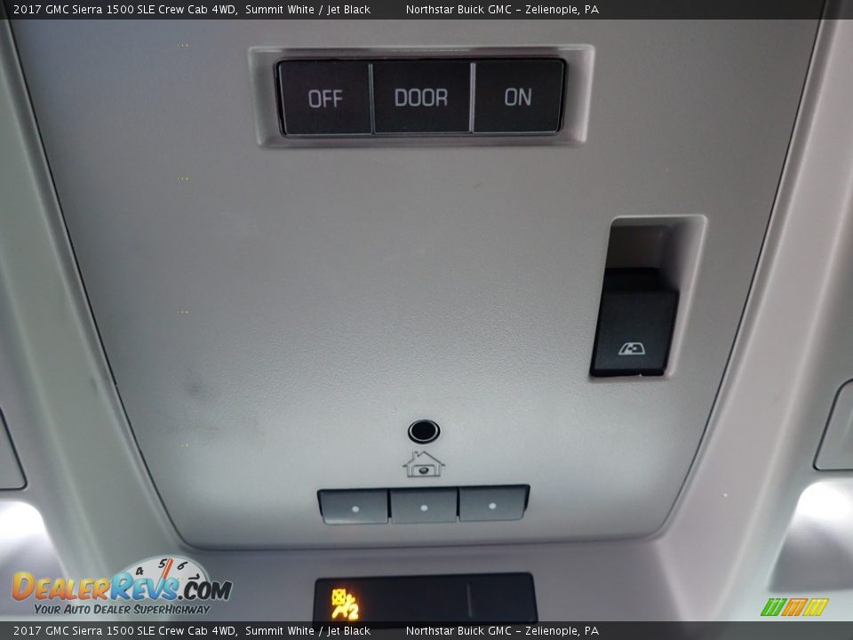 2017 GMC Sierra 1500 SLE Crew Cab 4WD Summit White / Jet Black Photo #28