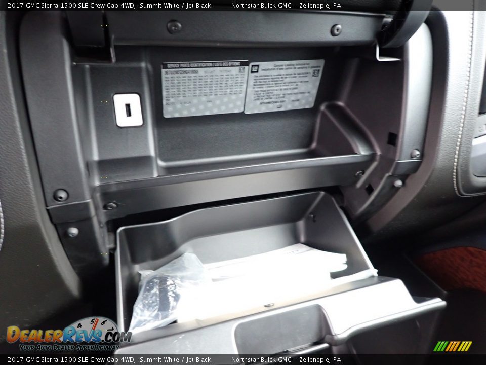 2017 GMC Sierra 1500 SLE Crew Cab 4WD Summit White / Jet Black Photo #29