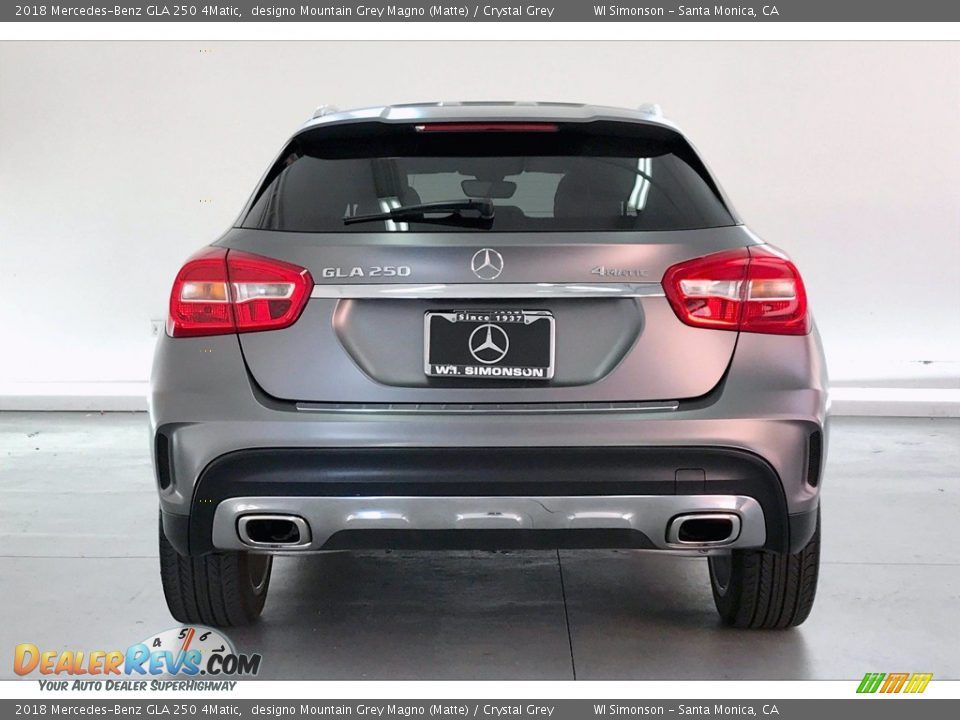 designo Mountain Grey Magno (Matte) 2018 Mercedes-Benz GLA 250 4Matic Photo #3
