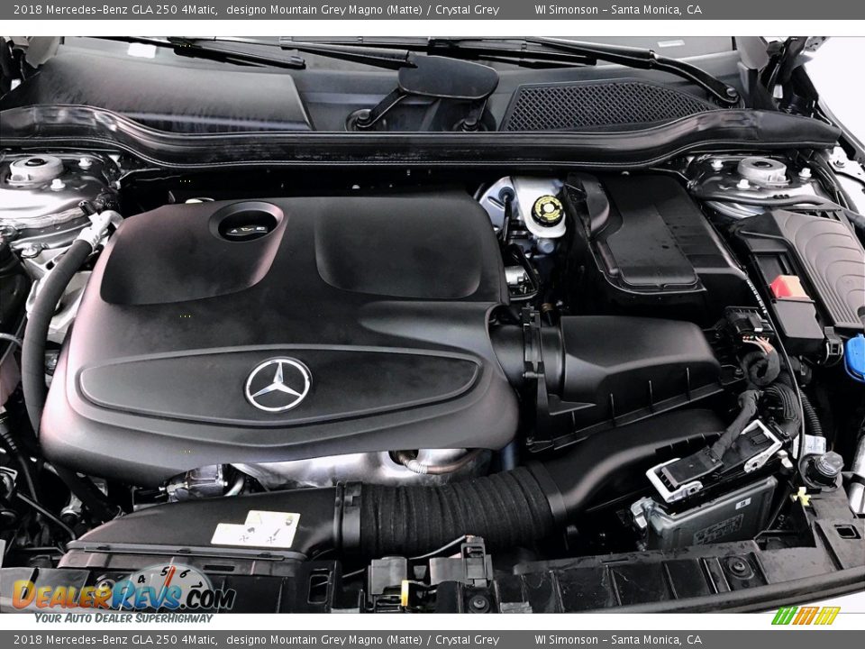 2018 Mercedes-Benz GLA 250 4Matic 2.0 Liter Twin-Turbocharged DOHC 16-Valve VVT 4 Cylinder Engine Photo #9