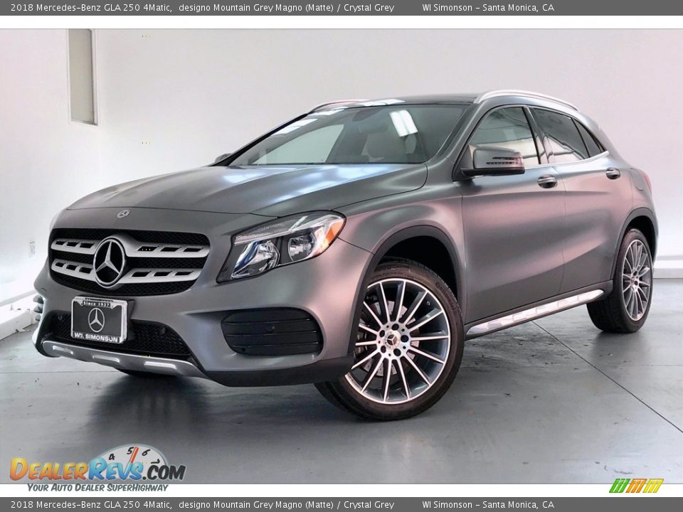 designo Mountain Grey Magno (Matte) 2018 Mercedes-Benz GLA 250 4Matic Photo #12