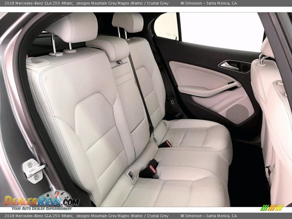 Rear Seat of 2018 Mercedes-Benz GLA 250 4Matic Photo #13