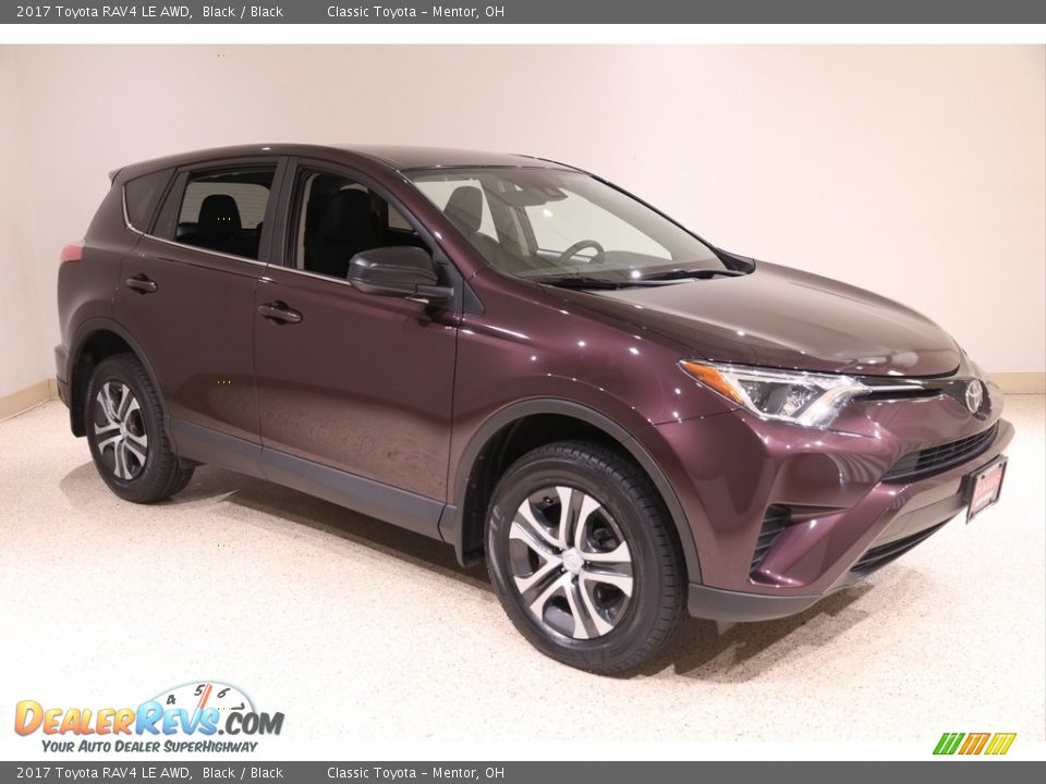 2017 Toyota RAV4 LE AWD Black / Black Photo #1