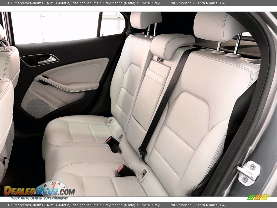 Rear Seat of 2018 Mercedes-Benz GLA 250 4Matic Photo #15