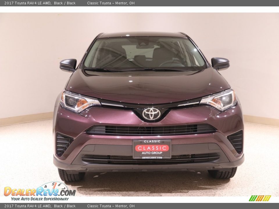2017 Toyota RAV4 LE AWD Black / Black Photo #2