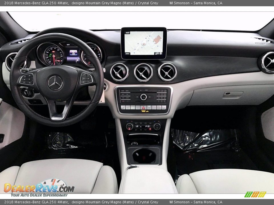 Crystal Grey Interior - 2018 Mercedes-Benz GLA 250 4Matic Photo #17