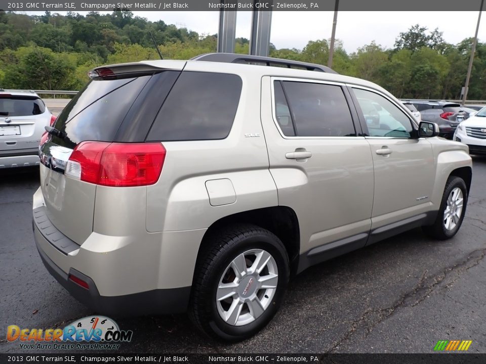 2013 GMC Terrain SLE Champagne Silver Metallic / Jet Black Photo #9