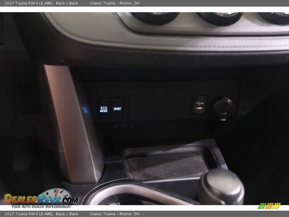 2017 Toyota RAV4 LE AWD Black / Black Photo #11