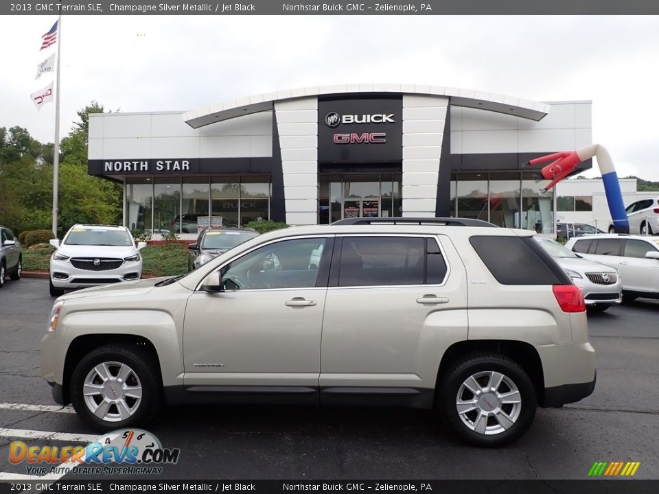 2013 GMC Terrain SLE Champagne Silver Metallic / Jet Black Photo #13