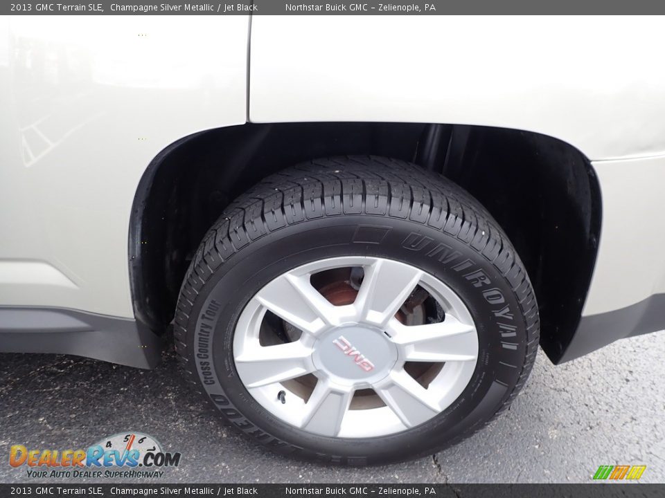 2013 GMC Terrain SLE Champagne Silver Metallic / Jet Black Photo #14