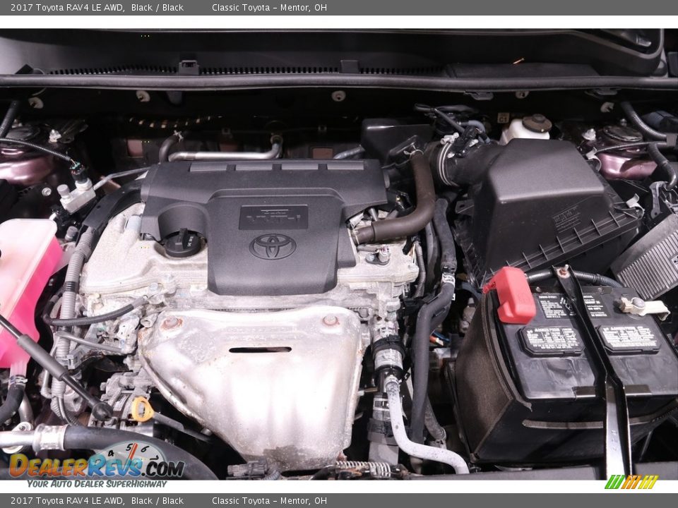 2017 Toyota RAV4 LE AWD Black / Black Photo #17