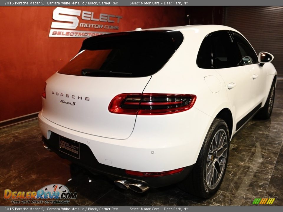 2016 Porsche Macan S Carrara White Metallic / Black/Garnet Red Photo #4