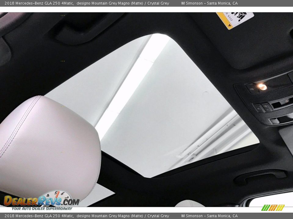 Sunroof of 2018 Mercedes-Benz GLA 250 4Matic Photo #29