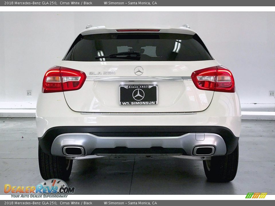 2018 Mercedes-Benz GLA 250 Cirrus White / Black Photo #3