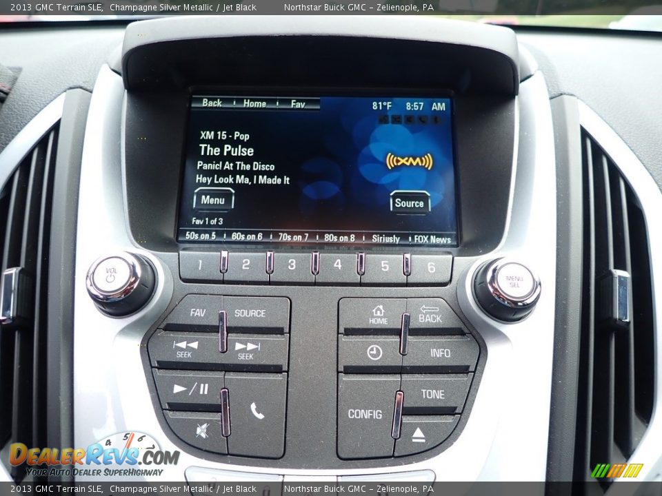 2013 GMC Terrain SLE Champagne Silver Metallic / Jet Black Photo #25