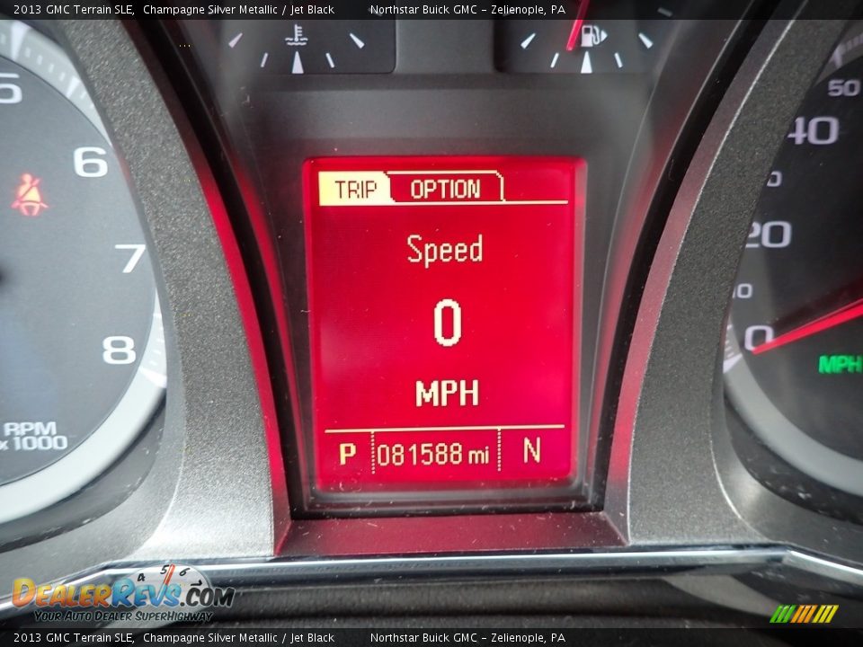 2013 GMC Terrain SLE Champagne Silver Metallic / Jet Black Photo #30