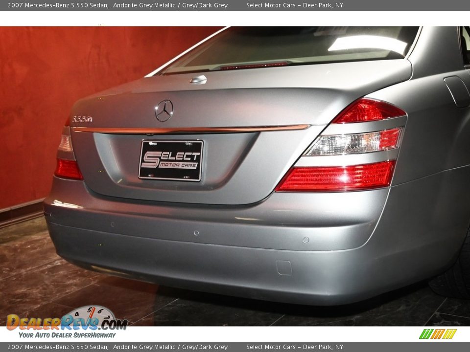 2007 Mercedes-Benz S 550 Sedan Andorite Grey Metallic / Grey/Dark Grey Photo #6