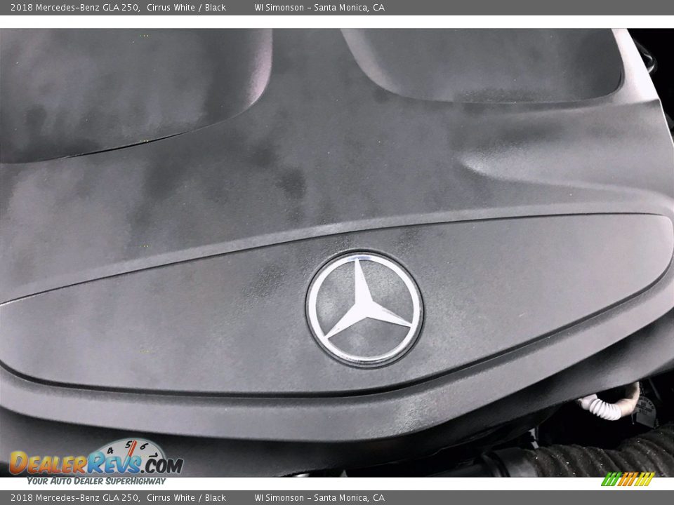 2018 Mercedes-Benz GLA 250 Cirrus White / Black Photo #31